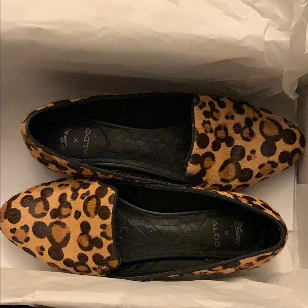 Aldo x Disney Size 6 Leopard Flats